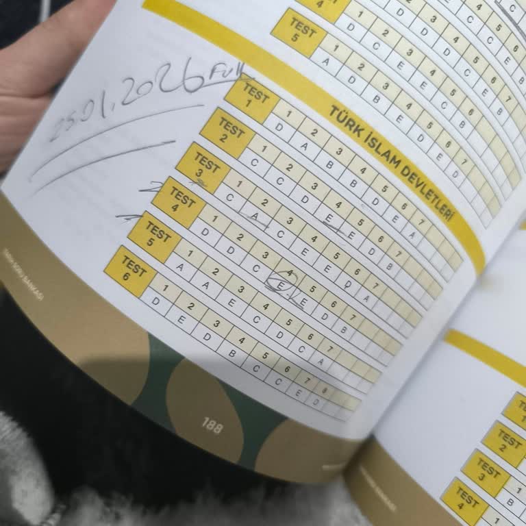 Kitap Seç TYT Tarih Soru Bankasındaki Yanlış Cevap Anahtarları Nedeniyle İade Talebi