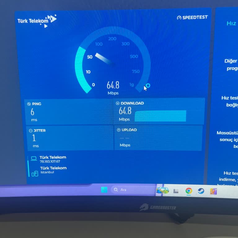 Sözleşmede Belirtilen 100 Mbps Hıza Ulaşamama Ve Ücret İndirimi Talebi