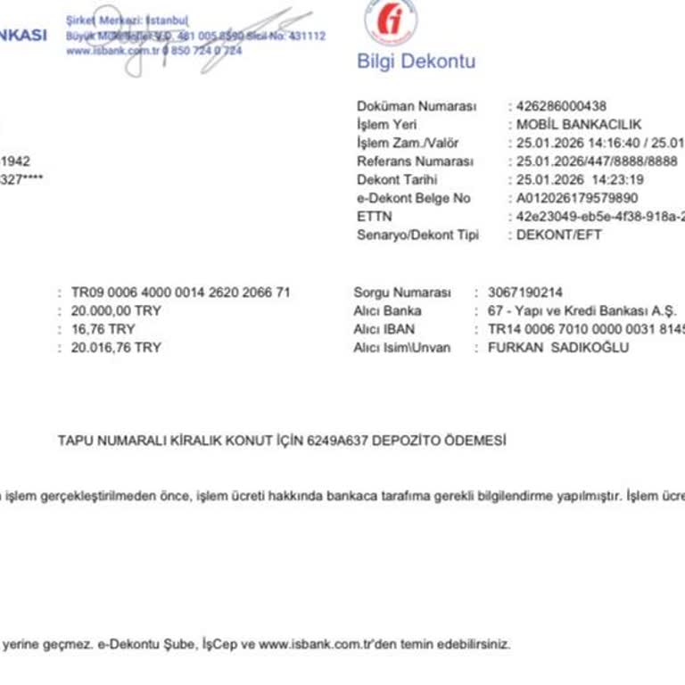 İş Bankası Müşteri Temsilcisine Ulaşamama Ve EFT İhbarının Gecikmesi