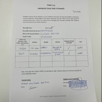 İade Edilen Modem İçin Haksız Ceza Ücretinin İptali Talebi