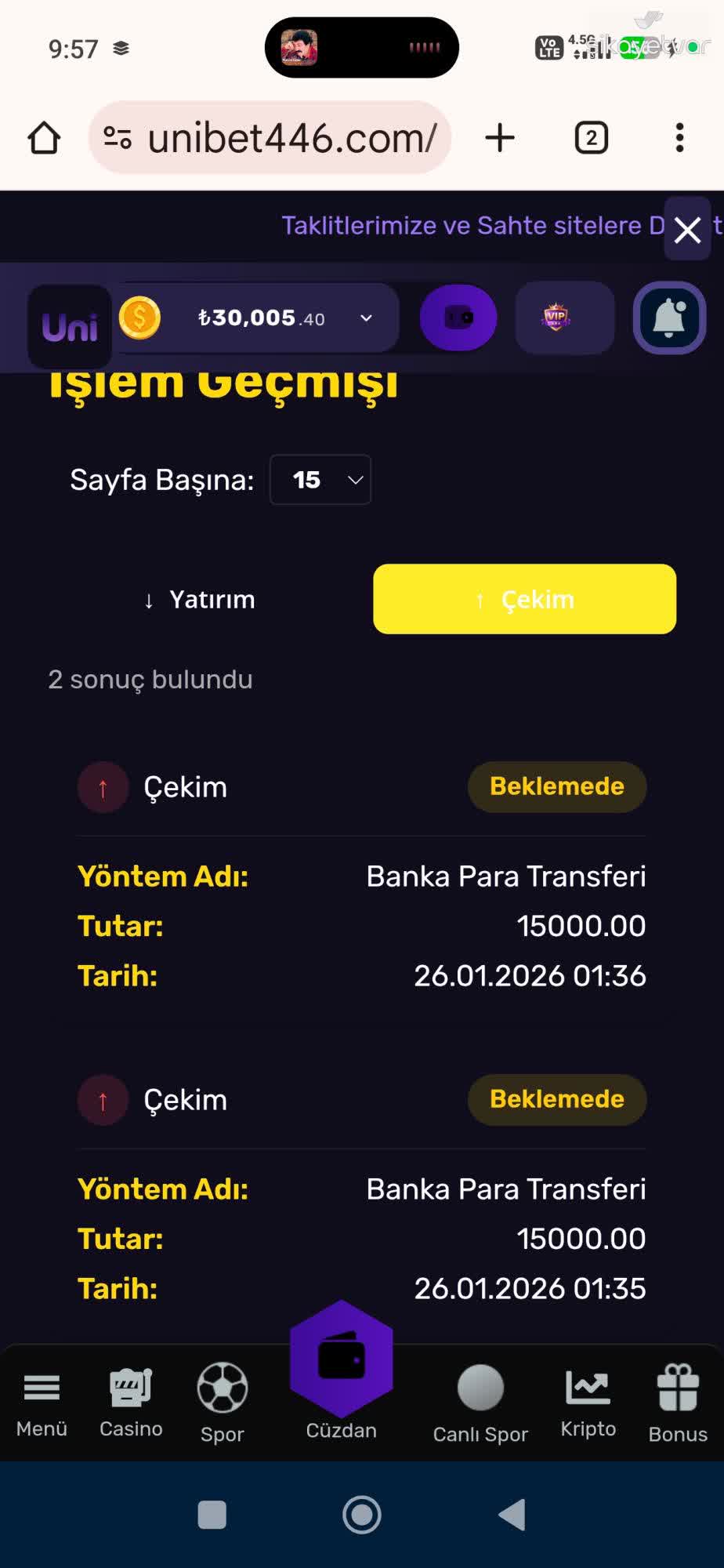 Unibet udbetaling eksempel på forsinkelse