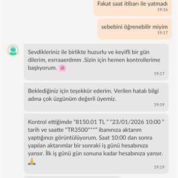 Dolap Müşteri Hizmetlerinden Gelen Yanlış Ve Çelişkili Bilgi Nedeniyle Ödeme Gecikmesi