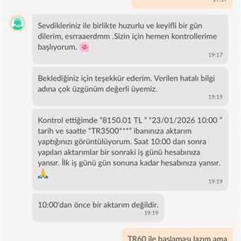 Dolap Müşteri Hizmetlerinden Gelen Yanlış Ve Çelişkili Bilgi Nedeniyle Ödeme Gecikmesi