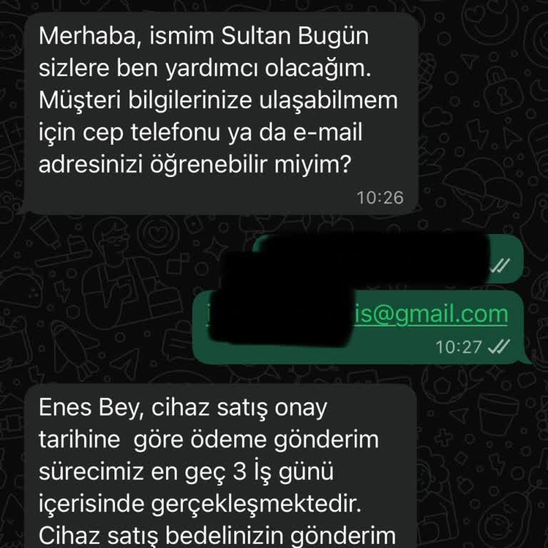 Onaylanan Telefon Alım Ödemesinin Gecikmesi Ve Destek Sorunları