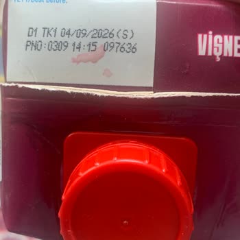 Dimes Vişneli Meyve Suyunda Yabancı Madde Ve Sağlık Endişesi