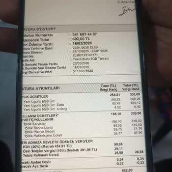 İçerik Servisi Ücreti Haksız Şekilde Faturaya Eklenmiş