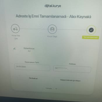 Dijital Kurye Yanlış Teslimat Bildirimi Ve Faturalı Hat Geçişindeki Mağduriyet