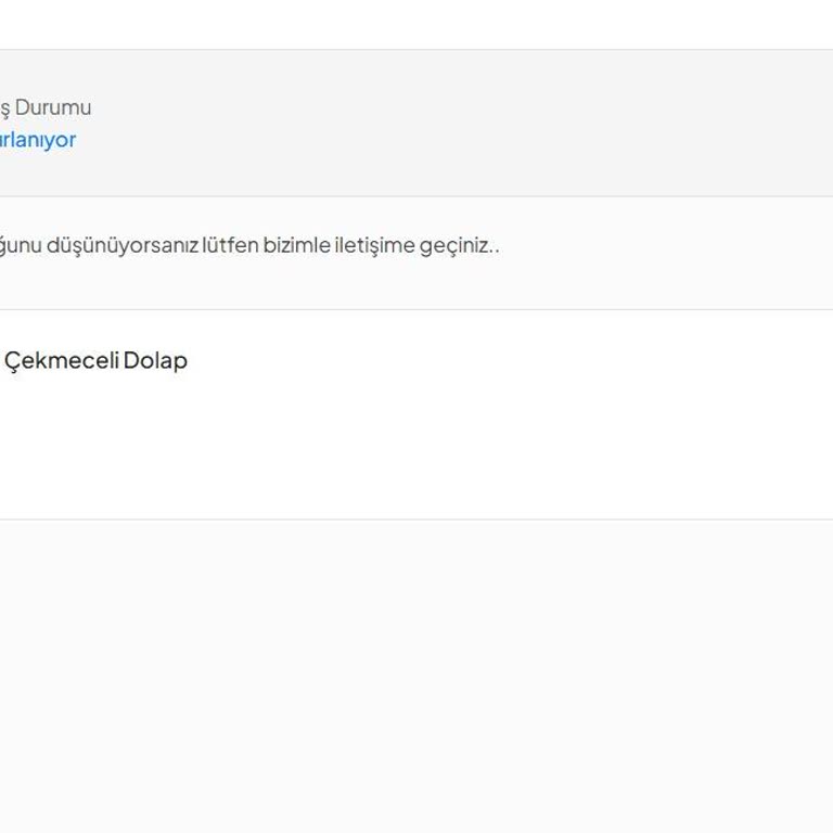 Gardırop Sevkiyatı Gecikmesi Ve Müşteri Hizmetleri İletişimsizliği