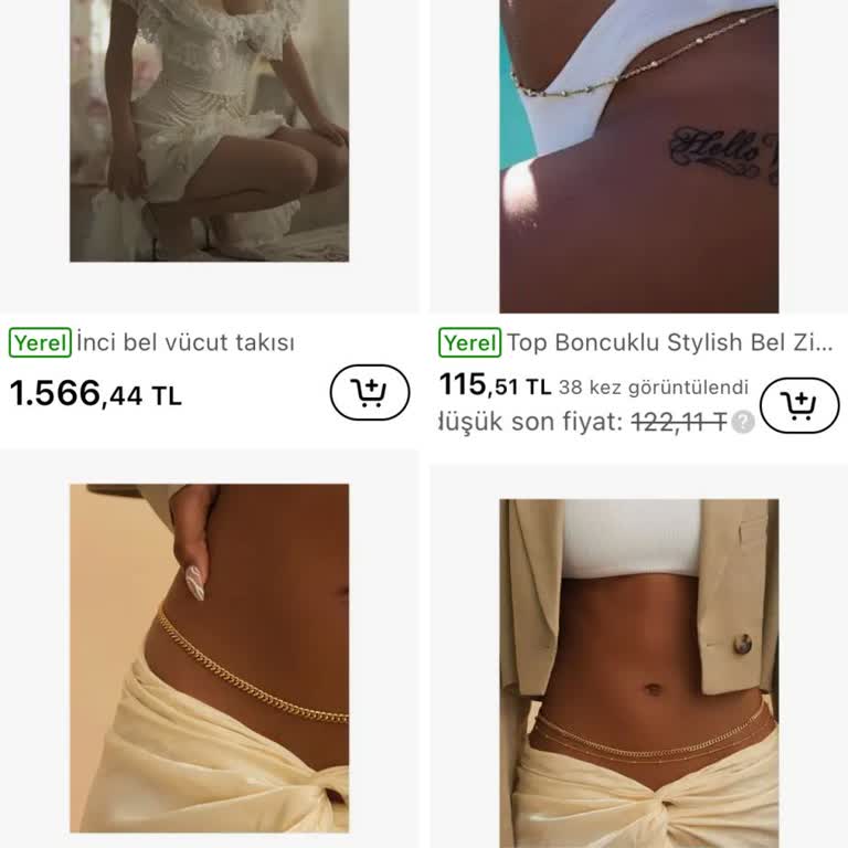 Temu’da Sadece Pahalı Ürünler Gösteriliyor, Göbek Piercingi Bulunamıyor