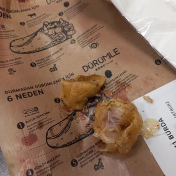 Kocaeli İzmit Dürümle Şubesinde Çiğ Tavuk Sorunu Ve 250 TL İade Talebi