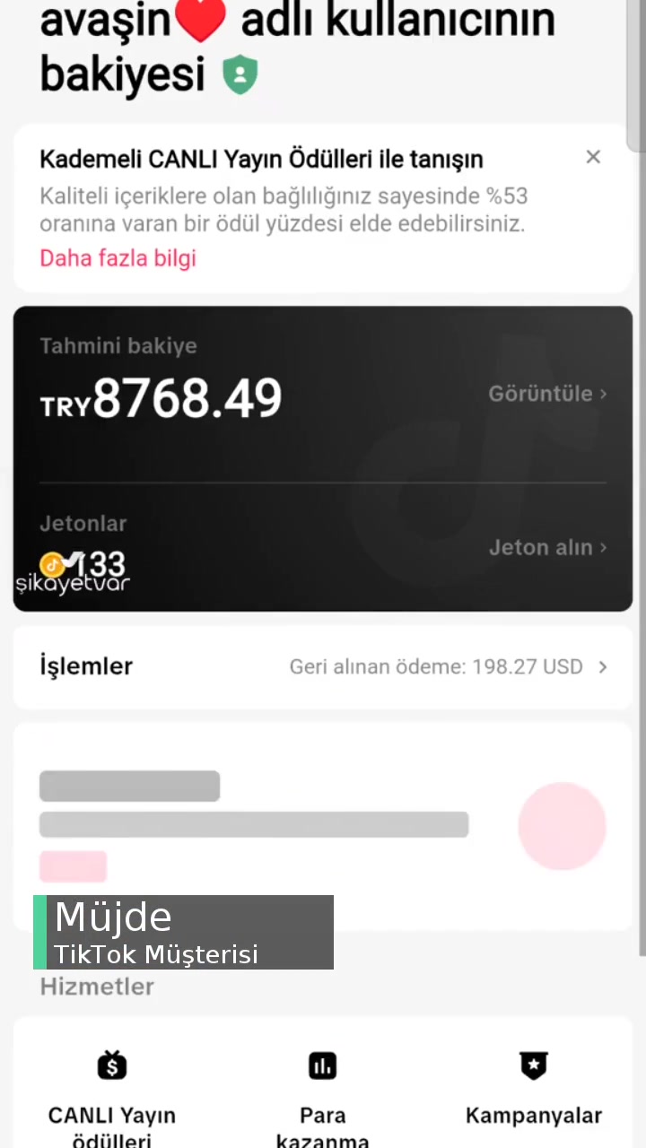 TikTok Para Hesabıma Atmıyor Lütfen Acil Destek 8000 Bin Param Gelsin! videonun kapak resmi