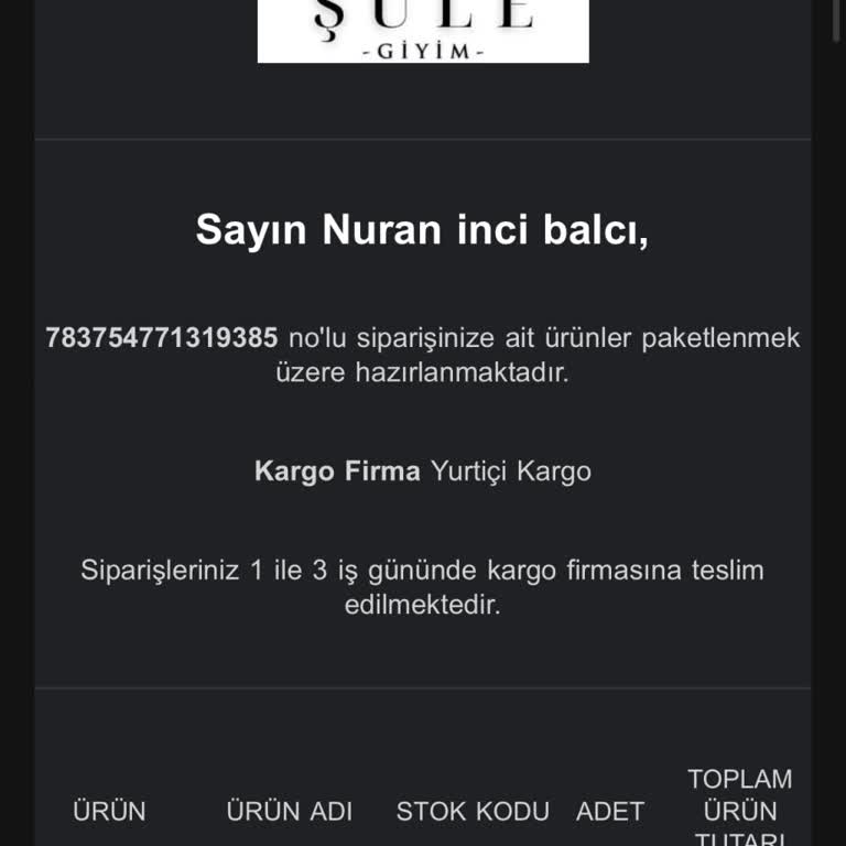 Stok Yetersizliği Nedeniyle Bilgisiz Sipariş İptali Ve Müşteri Mağduriyeti