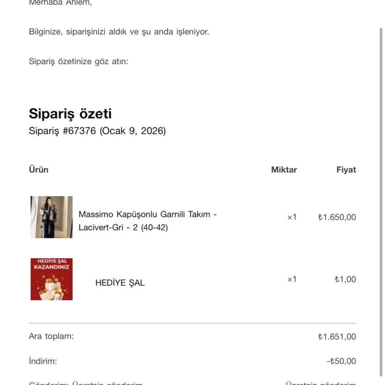 Touch Silky Sipariş #67376 Kargoya Verilmedi Ve İletişim Cevap Vermiyor