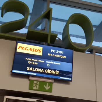 Pegasus İzmir’den İstanbul’a Uçuşta 45 Dakikalık Gecikme Ve Bilgi Eksikliği