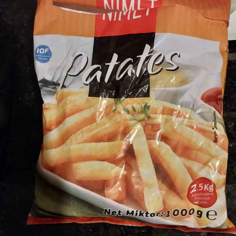 Nimet Gıda Kötü Koku ve Tat Sebebiyle Dondurulmuş Patates Ürünü Çöpe Atıldı