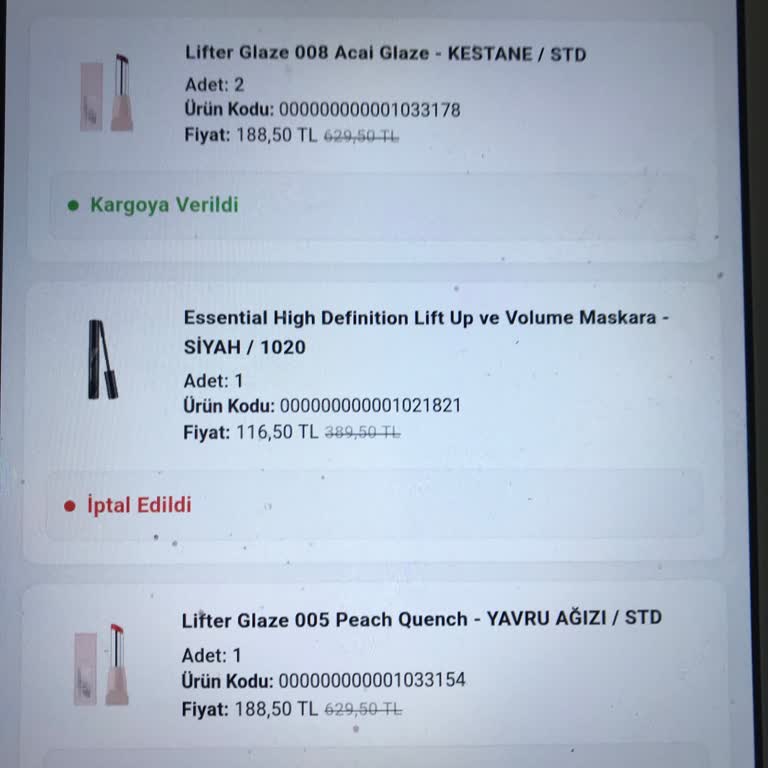 Eve Shop'ta Mascaranın İptali Ve Geri Ödeme Bilgisi Eksikliği