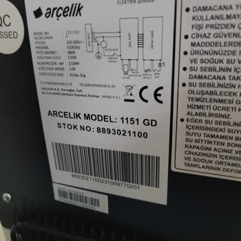 Arçelik Su Sebili Üretim Hatası İçin Garanti Süresi Sonrası Ücretsiz Onarım Talebi
