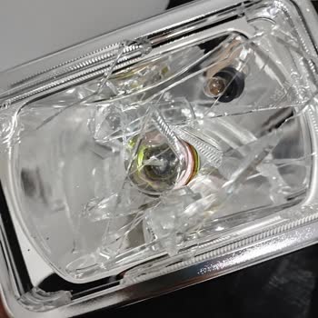 Kırık Motosiklet Ön Farı Ve Yırtık Kargo Paketi