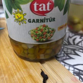 Garnitür Konservesinde Yabancı Parça Ve Hijyen Sorunu