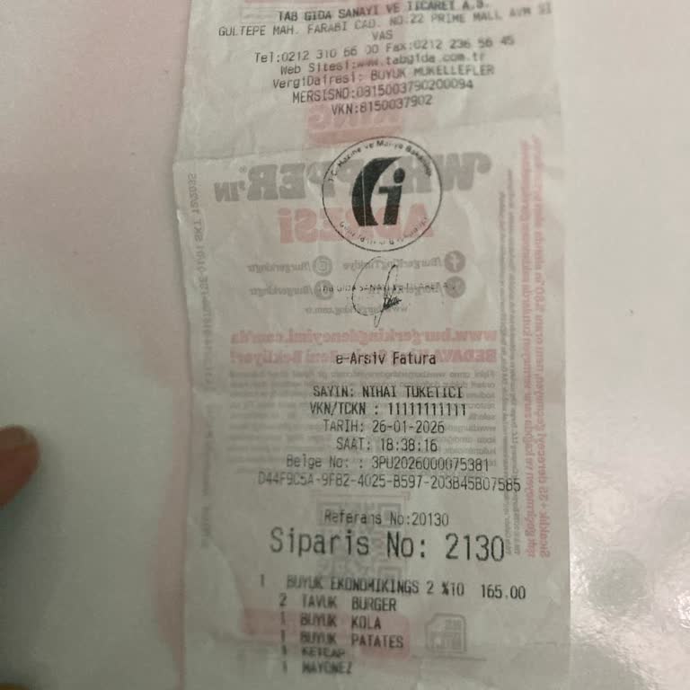 Burger King Tekrarlayan Eksik Hamburgerler Ve Personel İhmali!