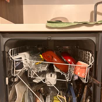 Üst Sepet Kırıldı Ve Çalışmayan Bulaşık Makinesi Onarım Talebi