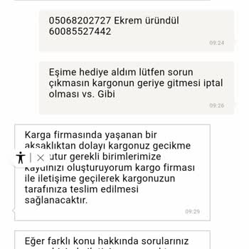 Kaybolan Siparişin Yeniden Gönderilmesi Ve Tazmin Talebi