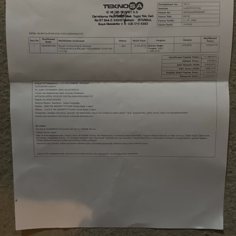 Media Markt’ta Bissell Süpürge Şarj Süresi Hakkında Yanıltıcı Bilgi