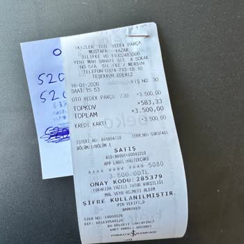 İkizler Yedek Parça'dan Orijinal Parça İadesi Haksız Reddedildi