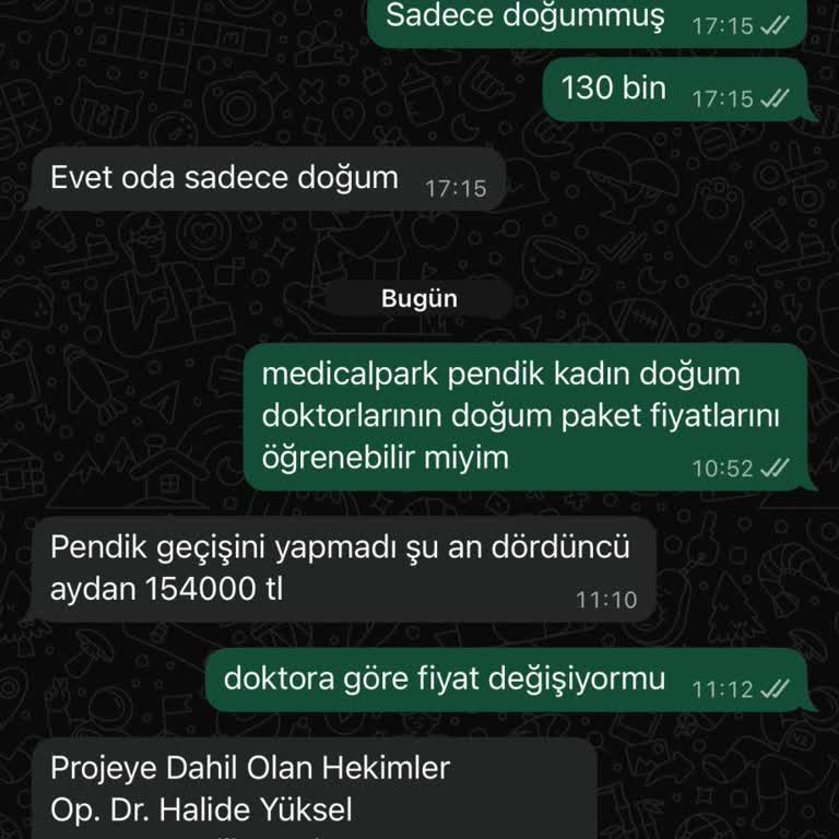 Medical Park Doğum Paketi Fiyatındaki Belirsizlik Ve Adaletsiz Teklif