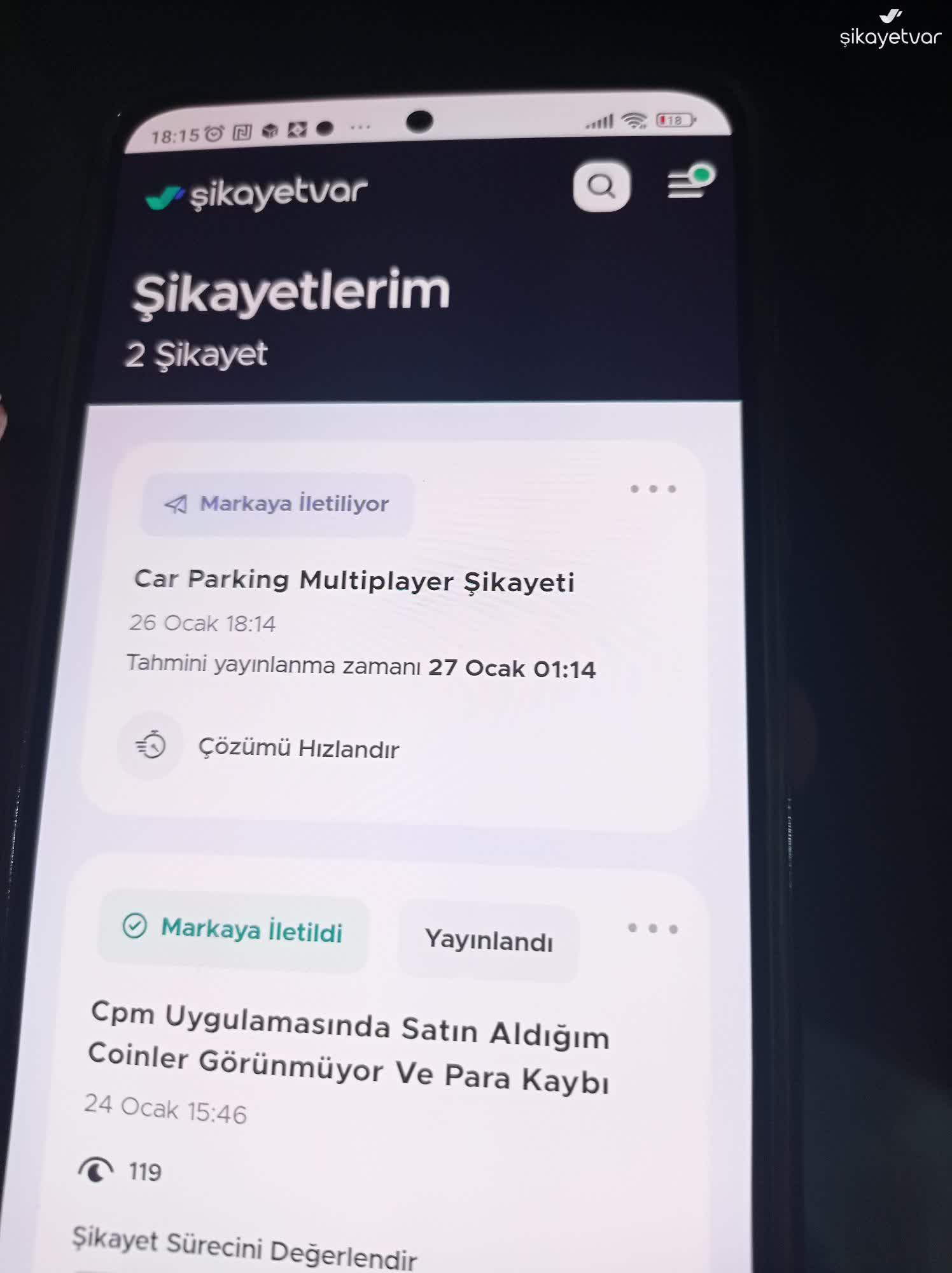 Car Parking Multiplayer Kredi Kartı Ödemesi Yapıldı, Coinler Hesaba  Yansımıyor - Şikayetvar