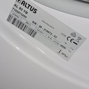 Altus Kurutma Makinesinde Kullanım Kılavuzunda Belirtilen Tambur Işığı Yok