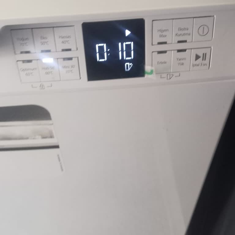 Arçelik 6466 Bulaşık Makinesinde Kapak Erken Açılması Ve Islak Düşme Sorunu