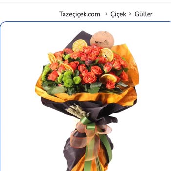 Sipariş Edilen Buket Görünümünden Farklı Ve Kalitesiz