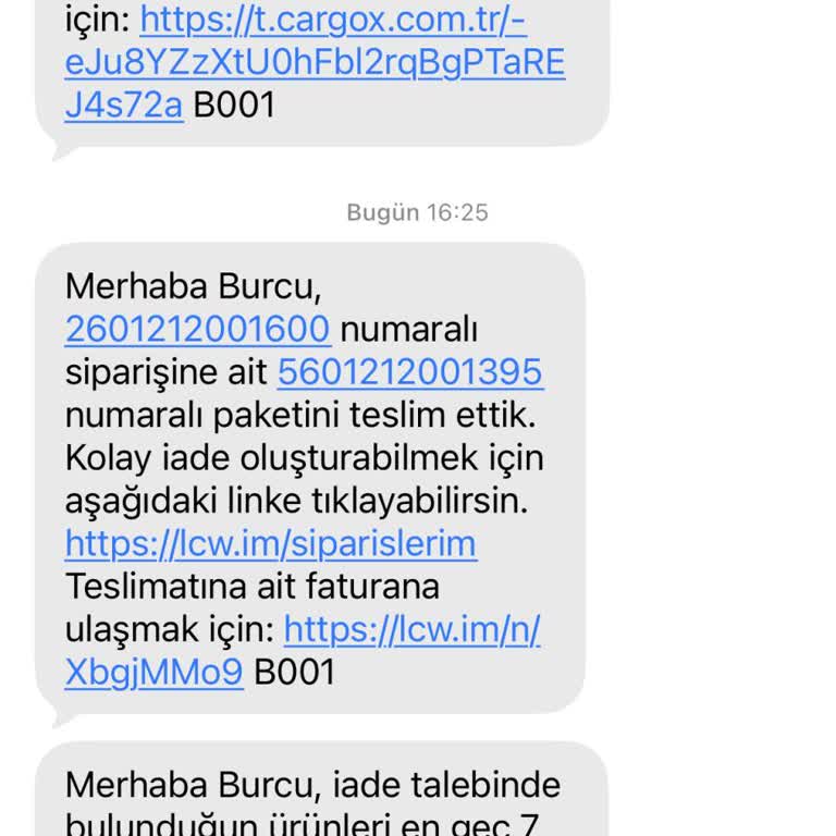 Kızlarpınarı Keçiören Mağazasında İade İşleminin Gecikmesi Ve Telefon Açılmaması