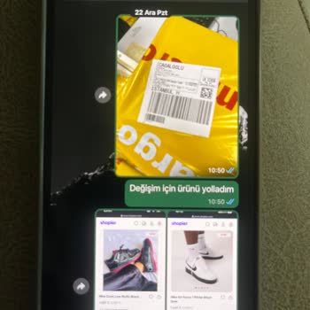 İconsneakercom Yanıltıcı Ürün Görselleri, Değişim Ve İade Talebim Cevapsız