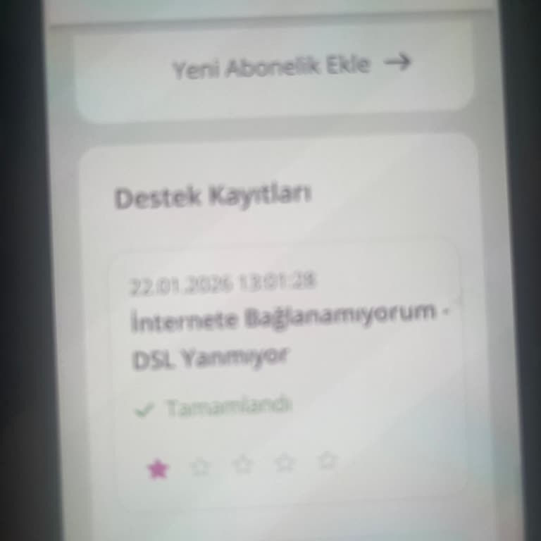 Teknik Ekip Gelmedi, İnternet Kesintisi 1 Haftadır Ve Kayıt Yanıltıcı