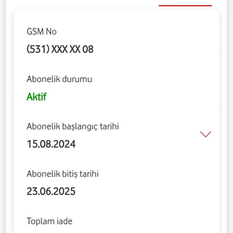 Vodafone’da Haksız 359 TL Kesintisi Ve İade Gecikmesi
