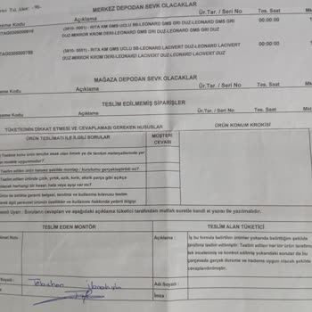 Mondi Homie Koltuk Takımında Çökme, Bozulma Ve Mekanik Sorunlar Nedeniyle İade Talebi