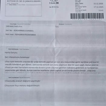 Dreame X40 Ultra’da Sürekli Servis, Haritalama Ve Şarj Problemleriyle Garanti Kapsamında İade Talebi