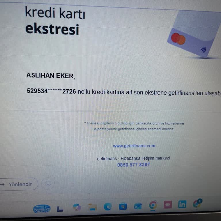 Teslim Alınmayan Kredi Kartı Üzerinde Yetkisiz İşlemler, 64 Bin TL Borç Ve Güvenlik Zafiyeti