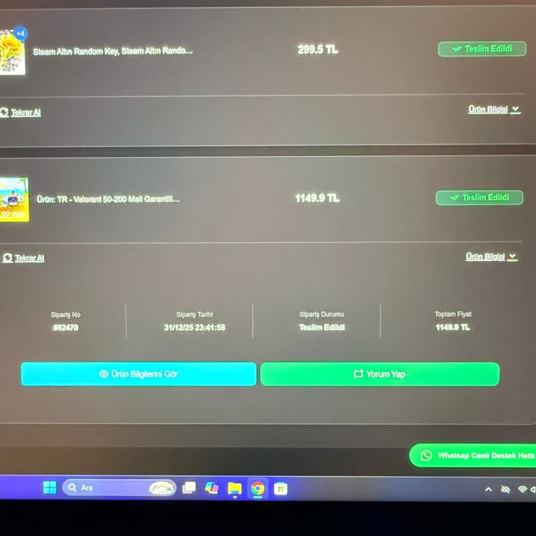 Satın Aldığım Valorant Hesabı Şifresi Değişti Erişemiyorum Ve Destek Yanıt Vermiyor