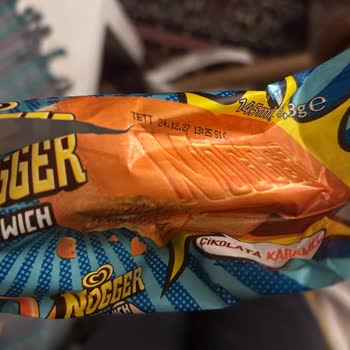 Algida Nugger Sandviç Dondurmada Tek Bisküvi Hatası Ve İade Talebi