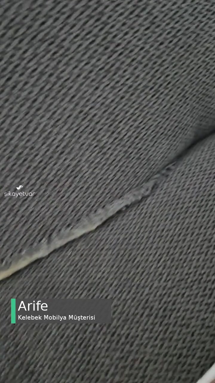 Kelebek Piena Koltuk Takımı Kumaşta İkinci Kez Yırtılma! videonun kapak resmi