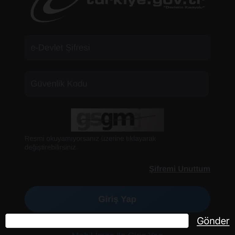 Mobil İmza Girişinde Birincil Pin Tanınmıyor