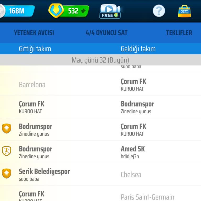 Osm Online Soccer Manager’da Haksız Rekabet Ve Transfer Manipülasyonları İçin Acil Müdahale Talebi