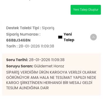 Kargoya Verildiği Söylenen Saç Fırçası Hâlâ Elime Ulaşmadı, Bilgi Ve İade Talebi