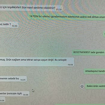 İade Reddi Ve RAM Hız Sorunu