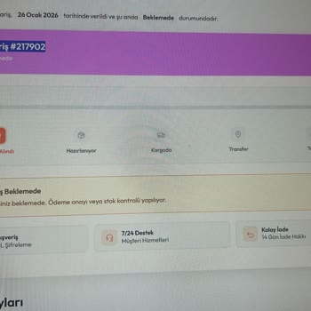 Siparişimin Durumu Belirsiz Ve Ödeme İadesi Talebi