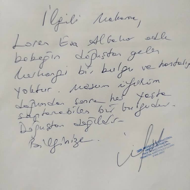 Bebek Rutin Kontrolünde Üfleme Olmadığı İçin Sigorta Provizyon Reddi