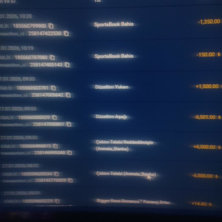 Anabahis Silinen Bakiyemin Eksiksiz Şekilde Hesabıma Geri Yüklenmesini Talep Ediyorum